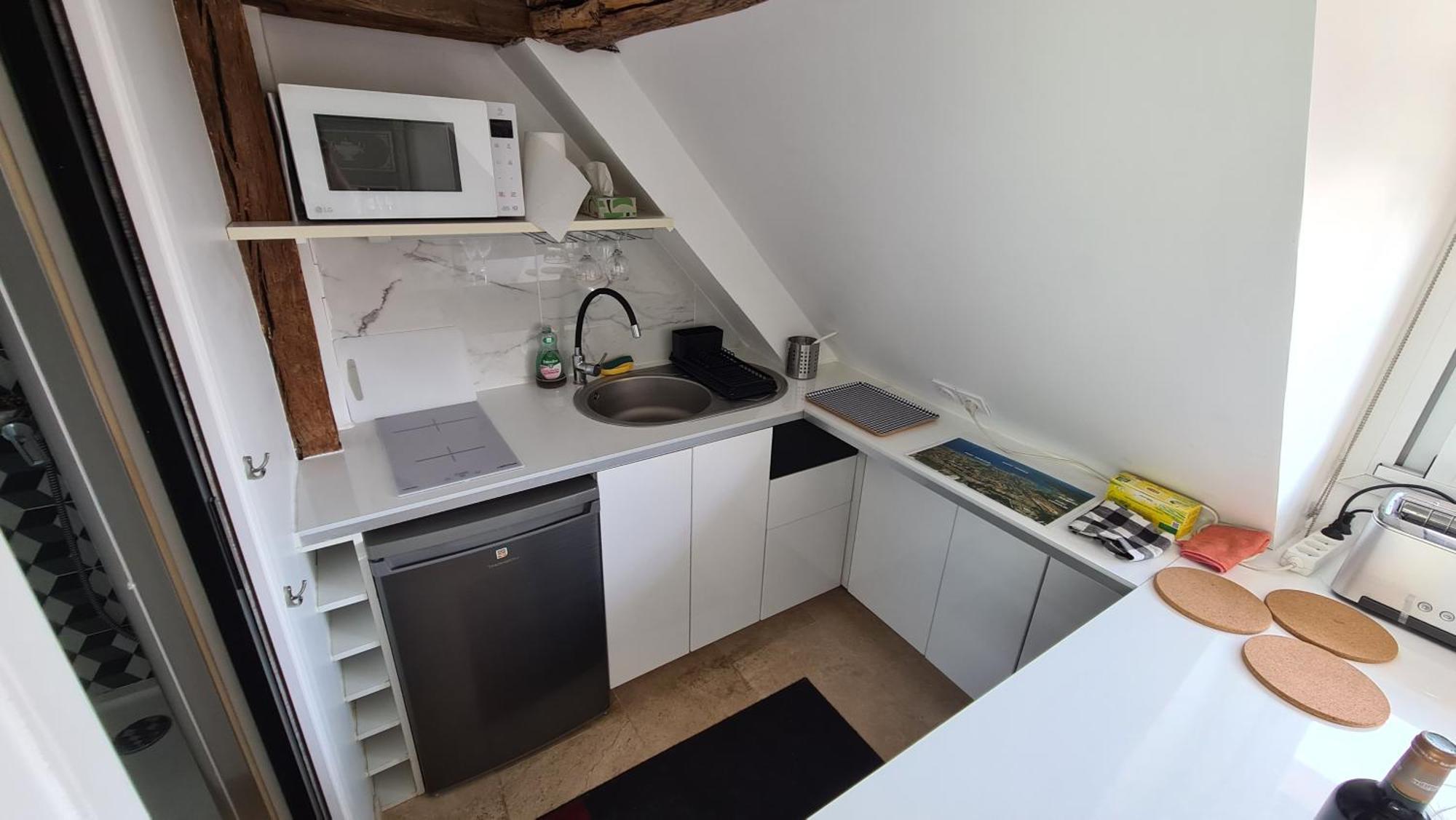 Appartement Coeur De Paris Avec Vue Sur Les Toits Dış mekan fotoğraf